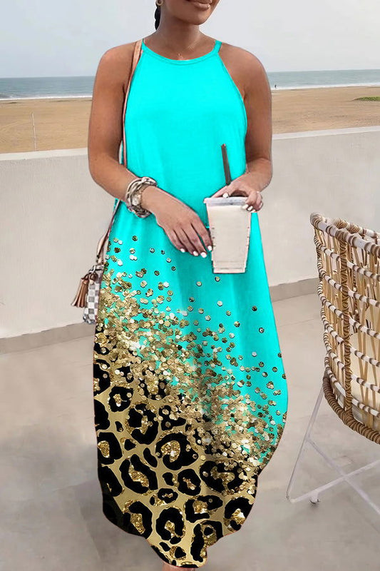 Blue Multicolored Sundress - Missy's Diamond Boutique