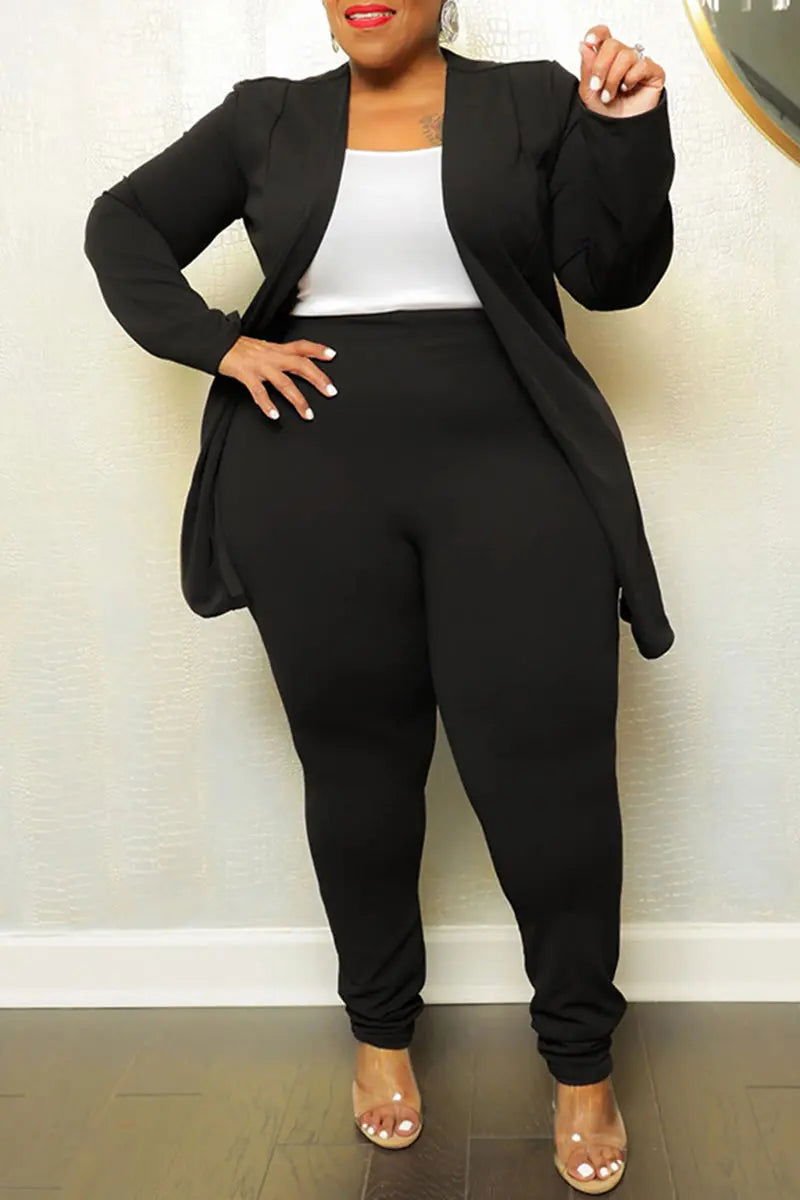 Black Thick Gurlz Pants Set - Missy's Diamond Boutique