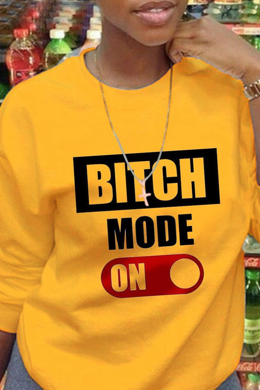 B*tch Mode On Tee - Missy's Diamond Boutique