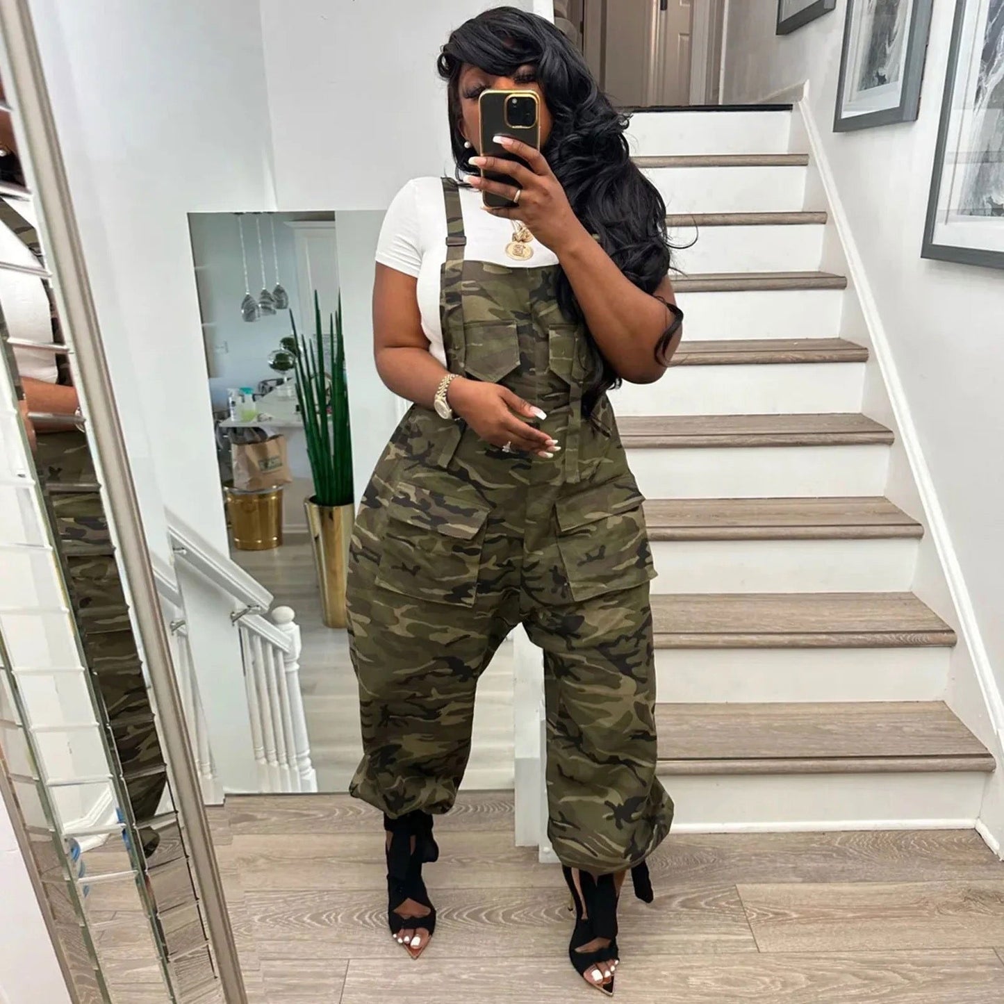 Casual Camouflage Overalls - Missy's Diamond Boutique