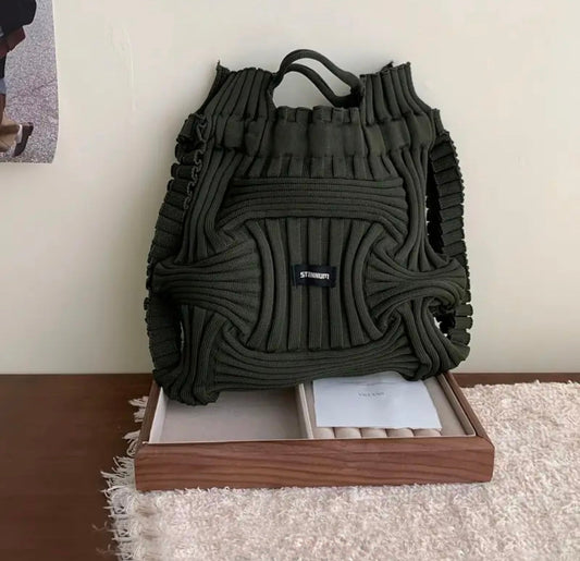Casual Multifunctional Knit Bag - Missy's Diamond Boutique