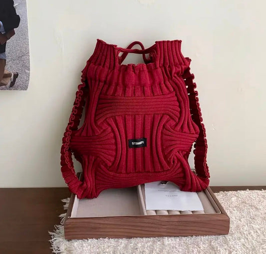 Casual Multifunctional Knit Bag - Missy's Diamond Boutique