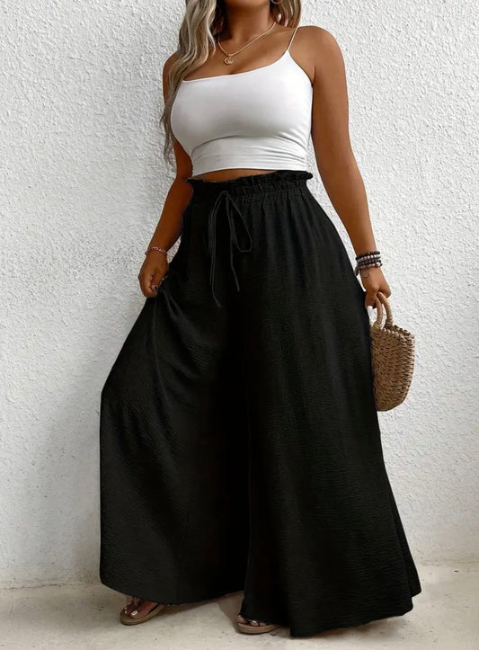 Casual Wide Leg Pants - Missy's Diamond Boutique
