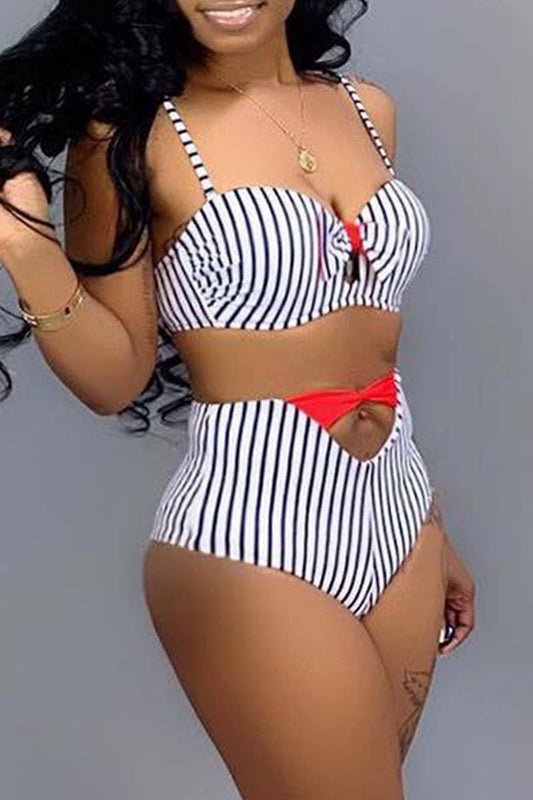 Cute Stripe Bikini Set - Missy's Diamond Boutique