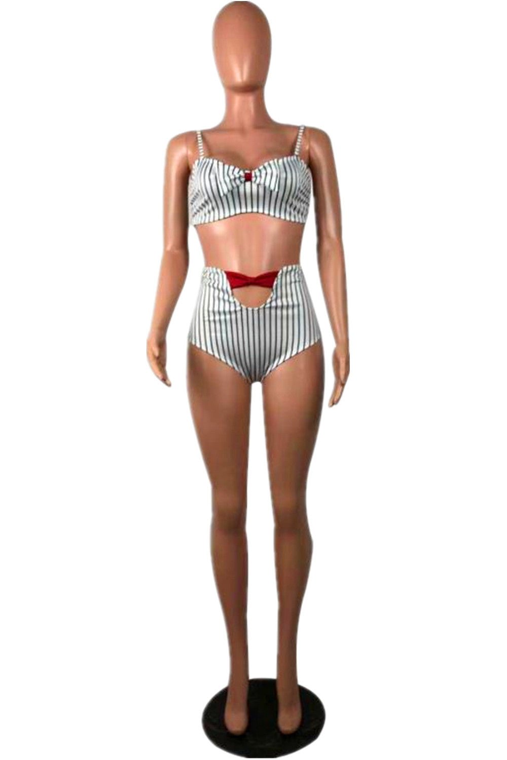 Cute Stripe Bikini Set - Missy's Diamond Boutique