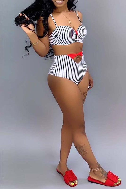 Cute Stripe Bikini Set - Missy's Diamond Boutique