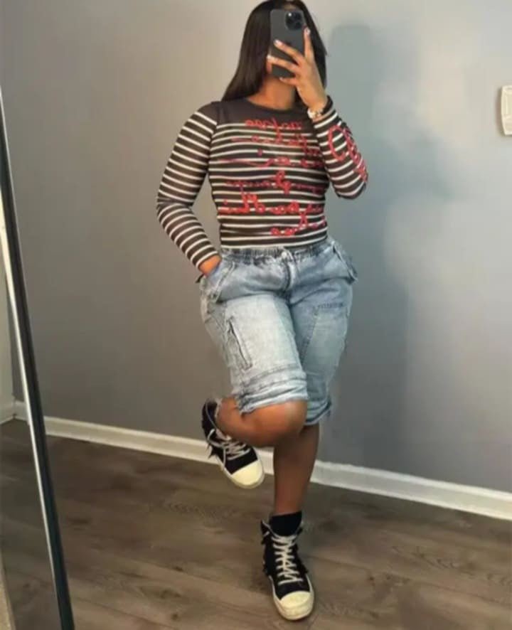 Denim Short Pants - Missy's Diamond Boutique