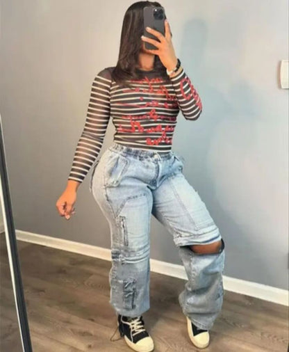 Denim Short Pants - Missy's Diamond Boutique