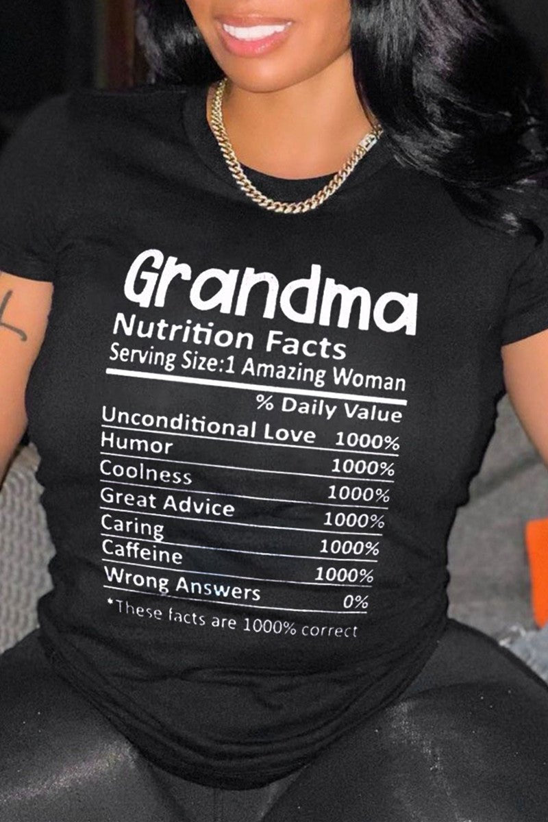 Grandma Nutrition Tee - Missy's Diamond Boutique