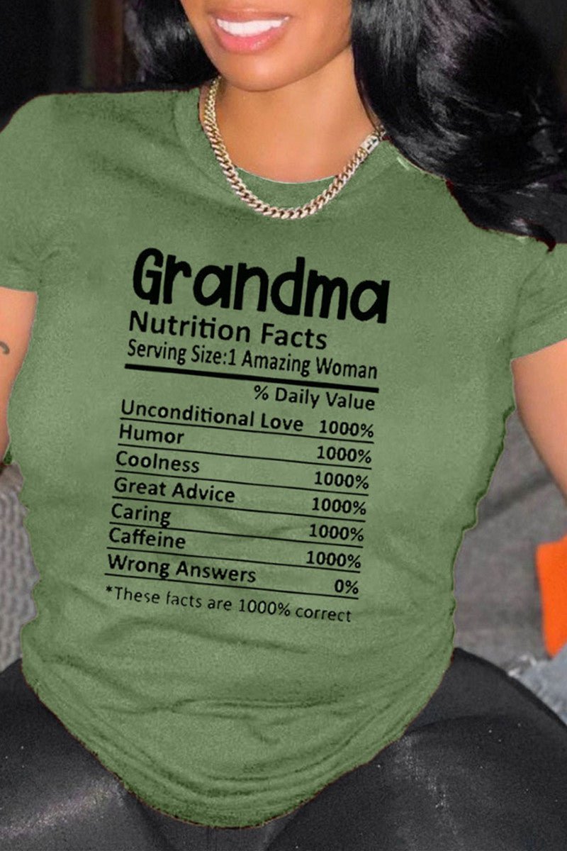 Grandma Nutrition Tee - Missy's Diamond Boutique