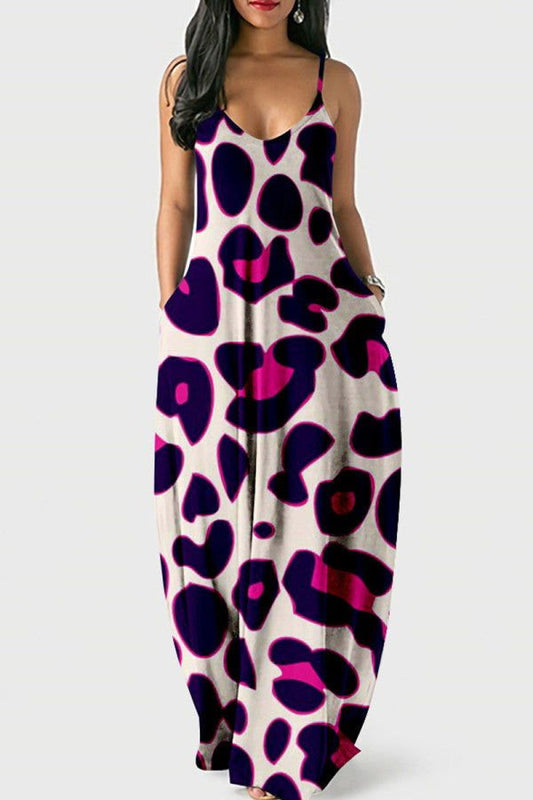 Purple Leopard Print Sundress - Missy's Diamond Boutique