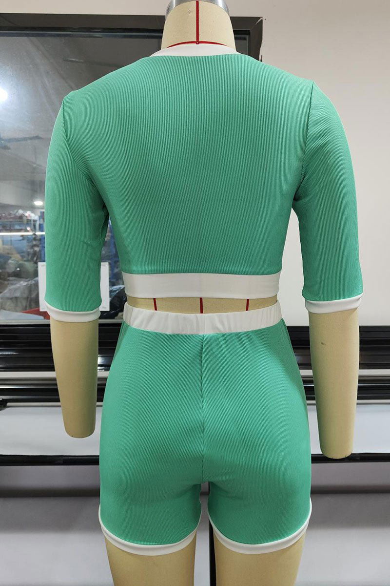Sassy Green Short Set - Missy's Diamond Boutique