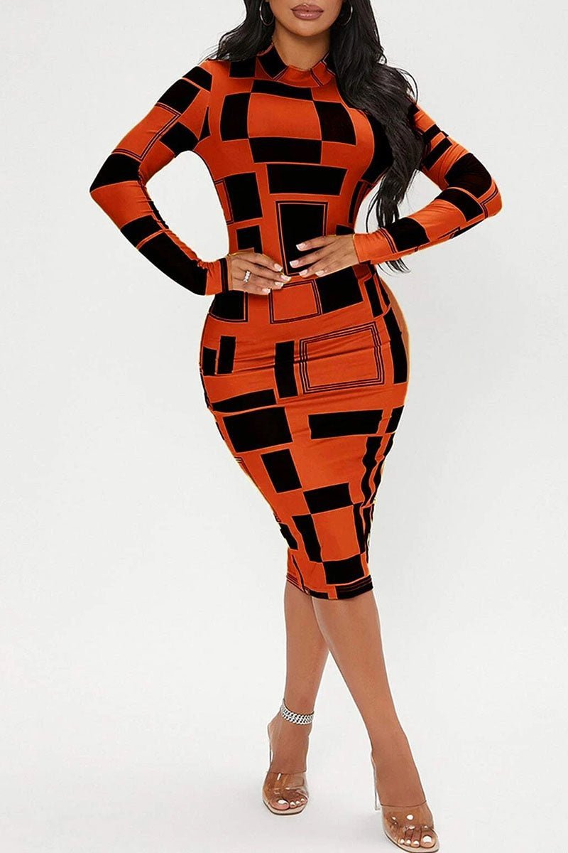 Sexy Colorblock Bodycon Dress - Missy's Diamond Boutique