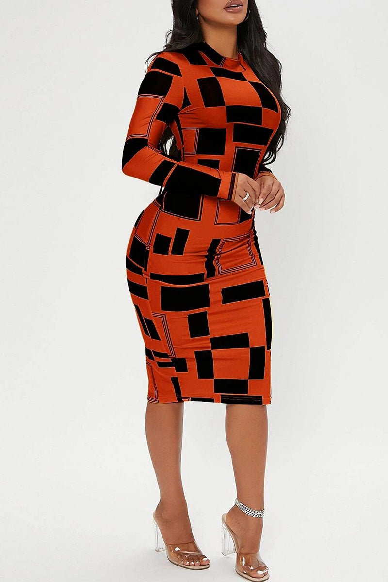 Sexy Colorblock Bodycon Dress - Missy's Diamond Boutique