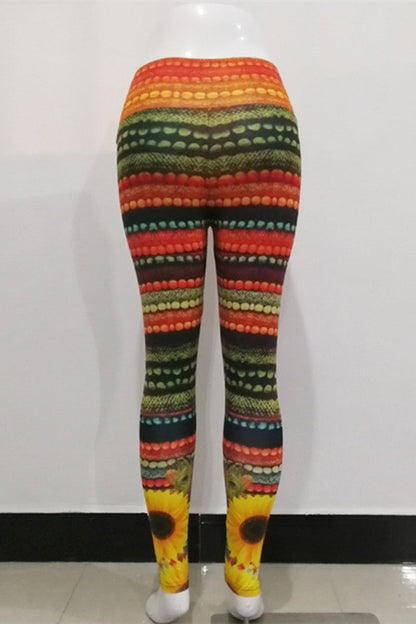 Stripe Multicolored Leggins - Missy's Diamond Boutique