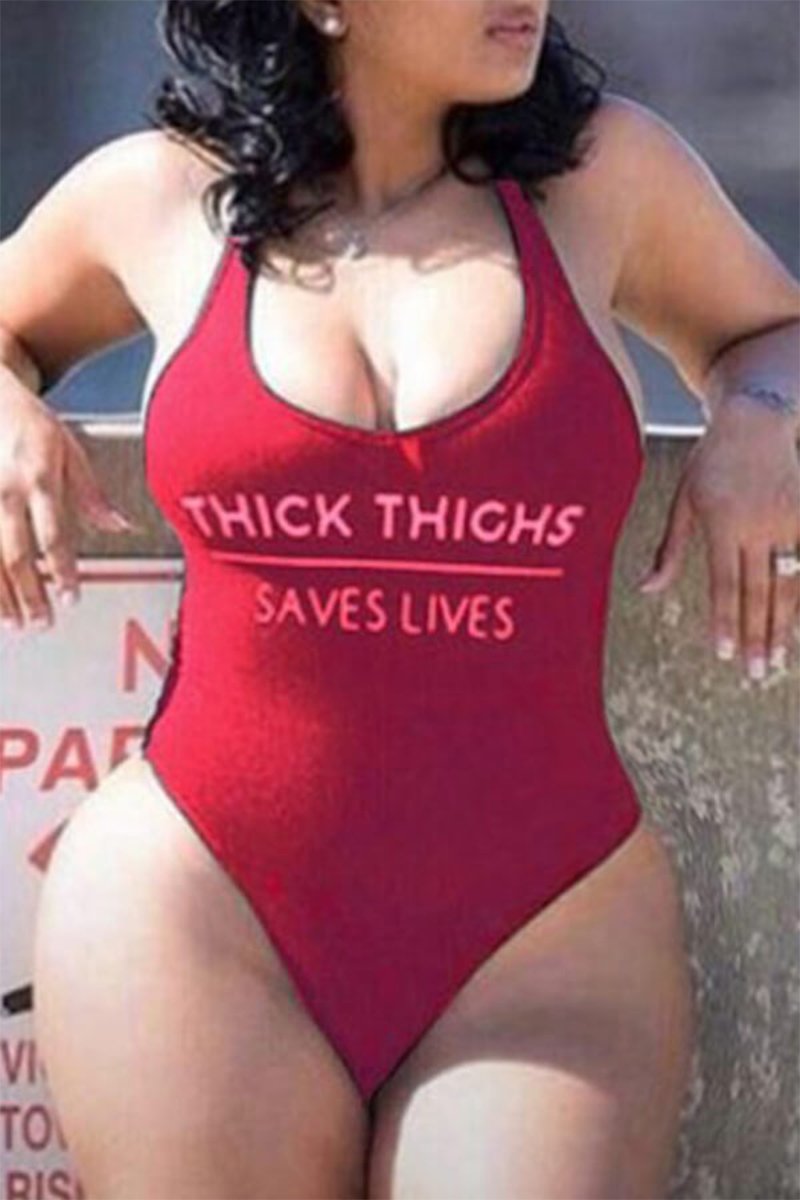 Thick Thighs Thick Gurlz Swimsuit - Missy's Diamond Boutique