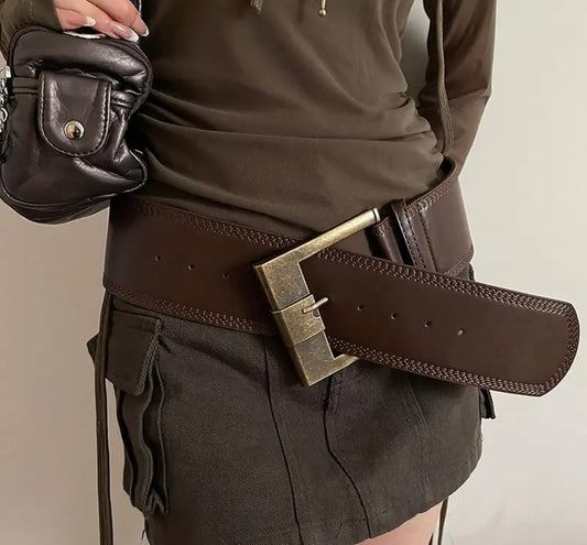 Versatile Big Buckle Belt - Missy's Diamond Boutique